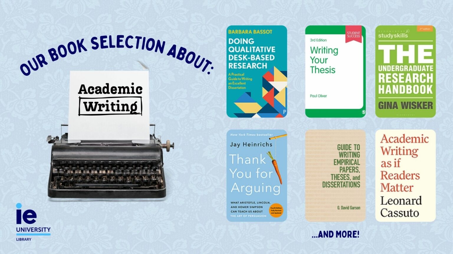 IEU Library Expands Academic Writing Collection for Theses ...